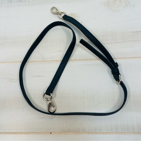 NWT Kate Spade Cedar Street Maise Black Cream Satchel Leather Bag - Picture 8 of 9